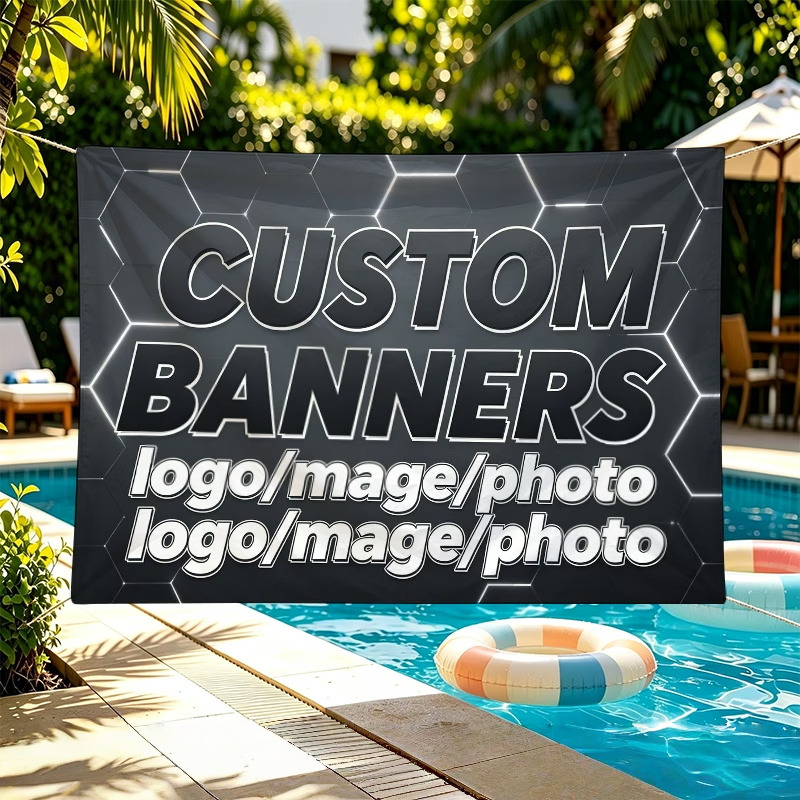 Commercial Printing In Photoshop - カスタムバナーフラッグ、フェスティバル活動、記念写真、誕生日、自動車修理工場、商業広告プロモーションに最適