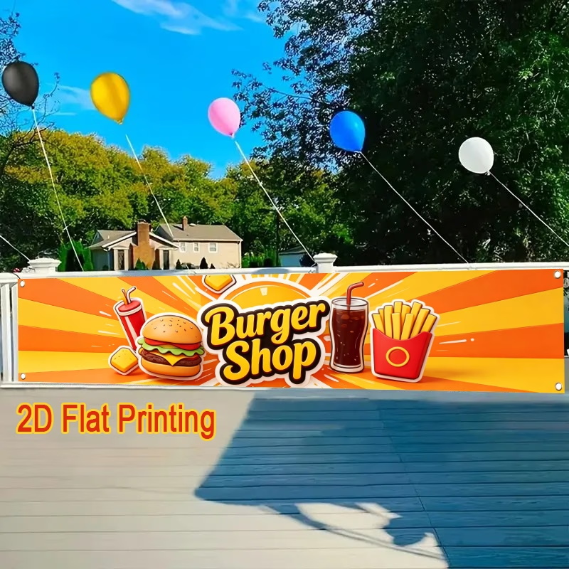 カスタムバナーフラッグ、フェスティバル活動、記念写真、誕生日 - Commercial Printing In Photoshop のレビューと価格