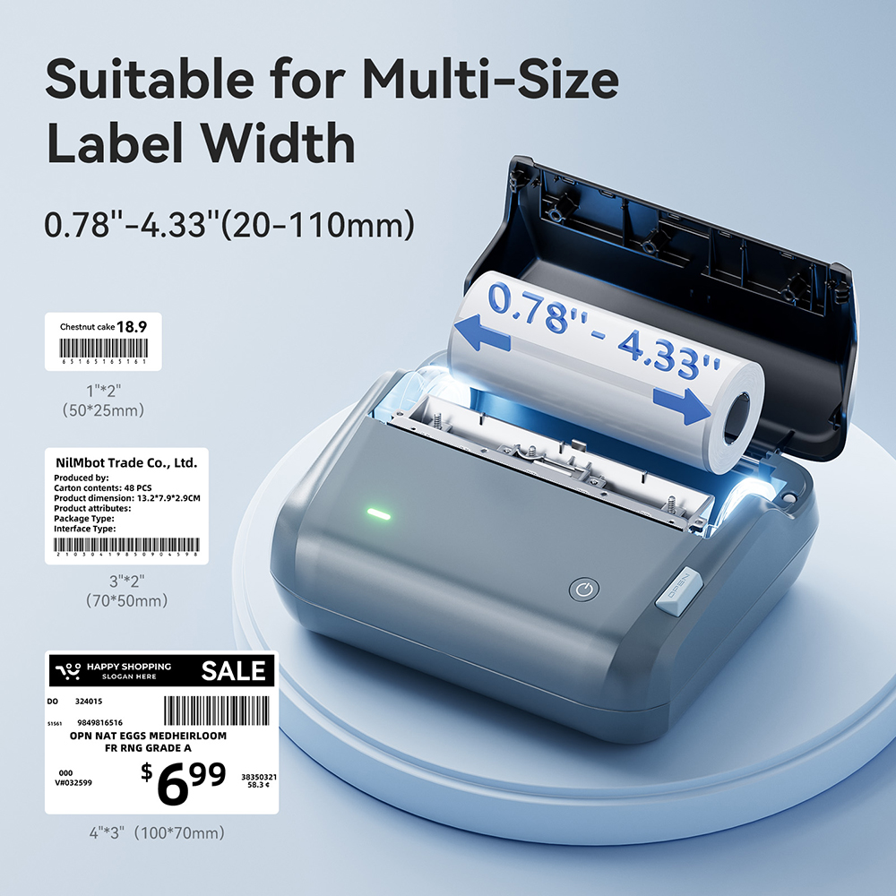 Niimbot B4 サーマルラベルプリンタワイヤレス 20 - Commercial Printing Machine Price のレビューと価格